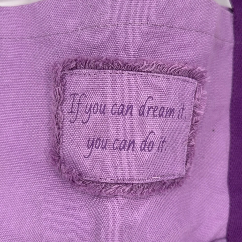 American Girl Purple book bag- If you can dream it, you can do it!